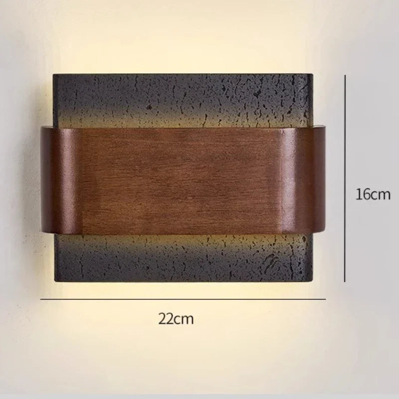 Applique Murale Travertin LED – Haut/Bas Orientable