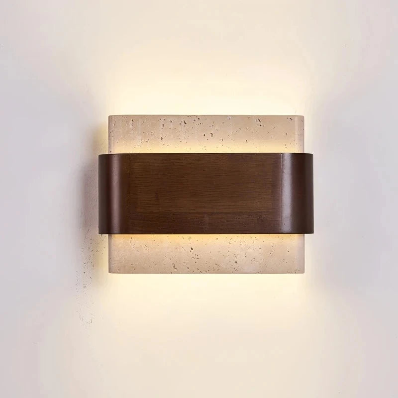 Applique Murale Travertin LED – Haut/Bas Orientable