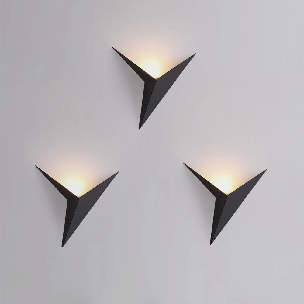 Applique Murale Triangle – Minimaliste LED Nordique
