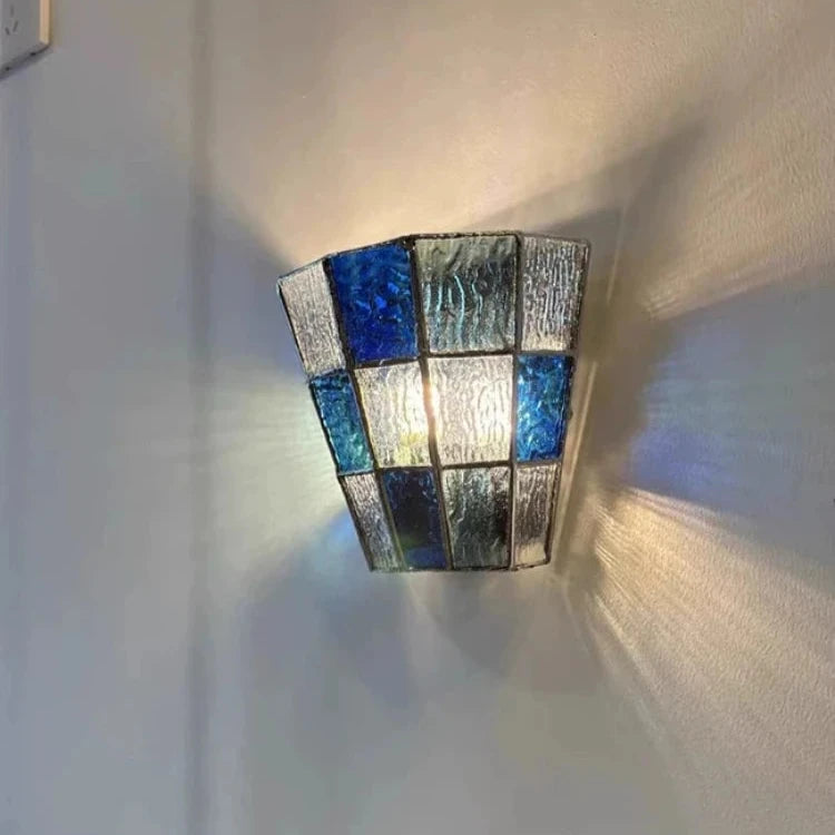 Applique Murale Verre Coloré – Nordique Rétro d'Ambiance