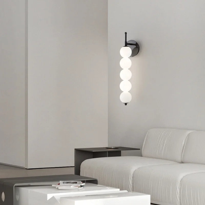 Applique Murale Verre Minimaliste – Nordique Multi-Têtes