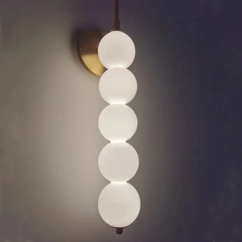 Applique Murale Verre Minimaliste – Nordique Multi-Têtes