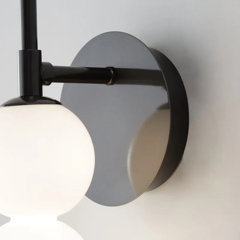Applique Murale Verre Minimaliste – Nordique Multi-Têtes