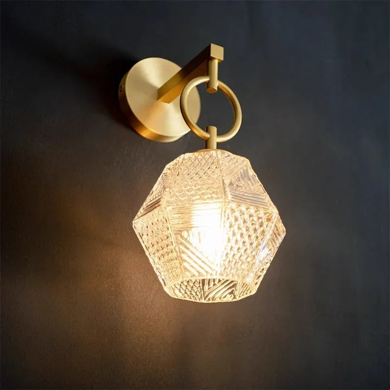 Applique Murale Verre Rétro Edison – Nordique