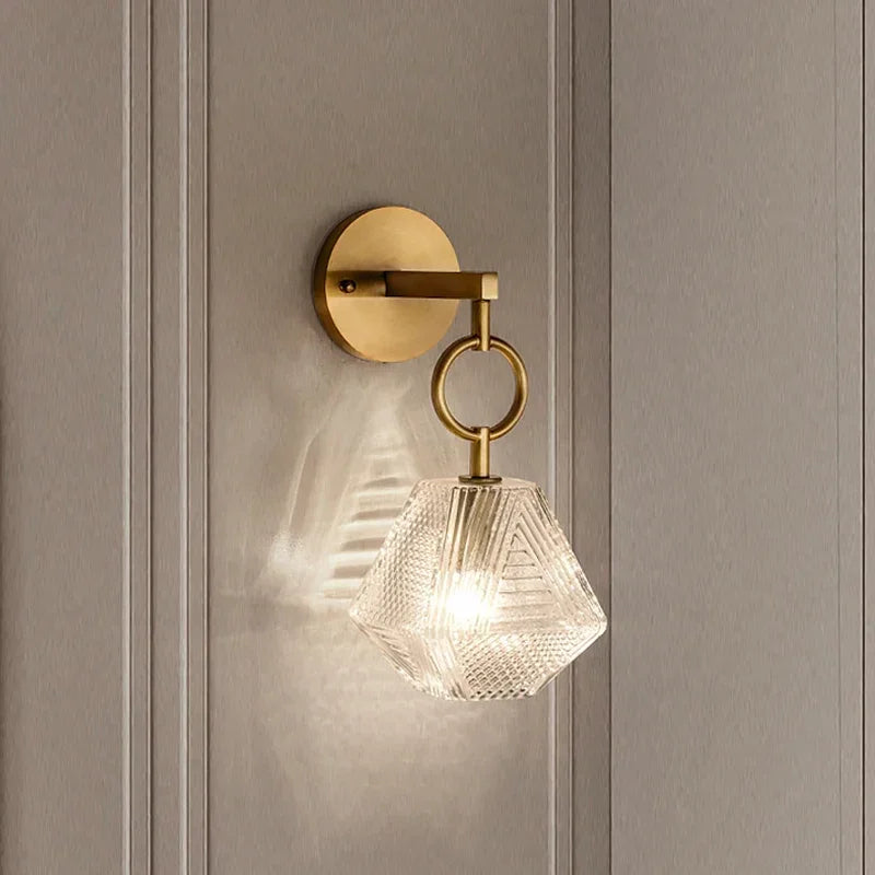 Applique Murale Verre Rétro Edison – Nordique