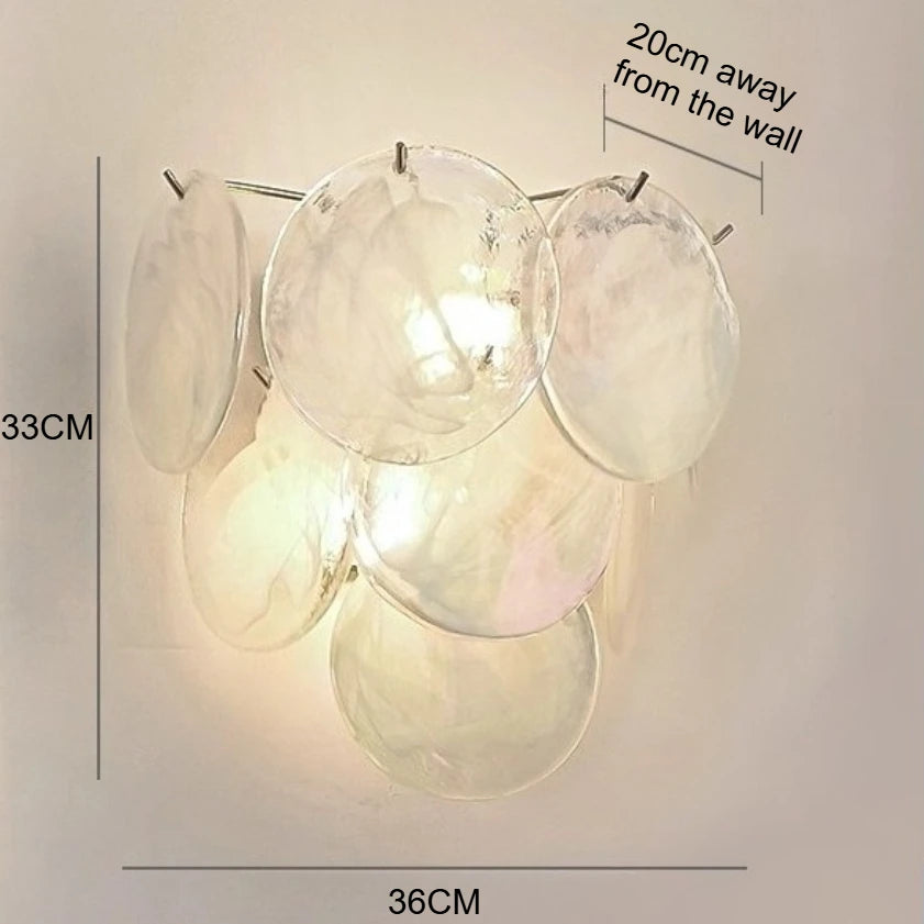 Applique Murale Verre de Murano – Colorée LED Design