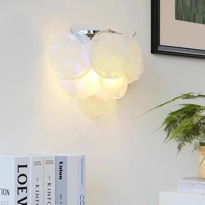Applique Murale Verre de Murano – Colorée LED Design