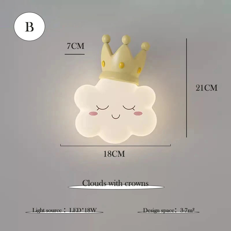 Applique Murale Visage Artistique – LED Déco Chambre
