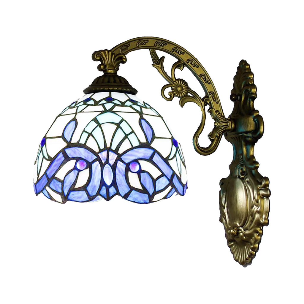 Applique Murale Vitrail Tiffany – Coloré Rétro