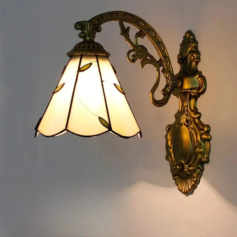 Applique Murale Vitrail Tiffany – Coloré Rétro