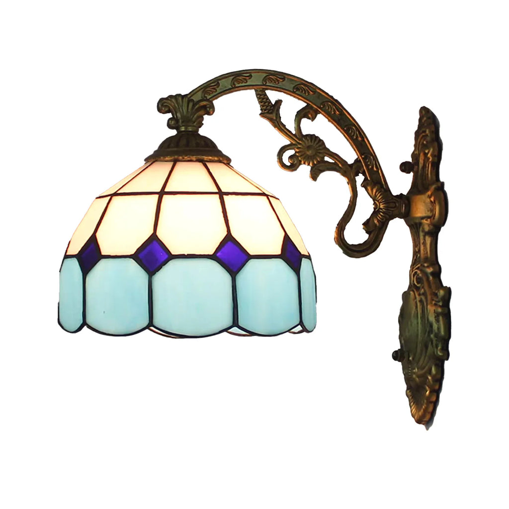 Applique Murale Vitrail Tiffany – Coloré Rétro
