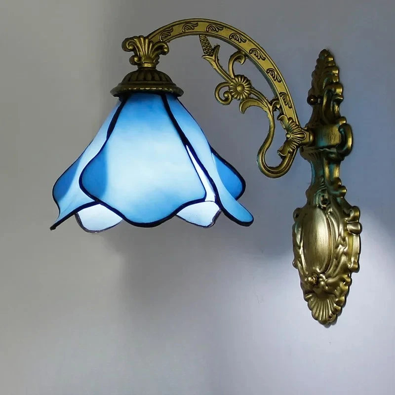 Applique Murale Vitrail Tiffany – Coloré Rétro