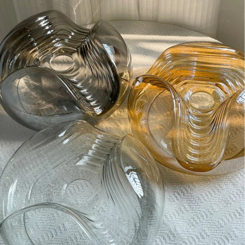 Applique Murale Vitrail – Verre Teinté Nordique LED