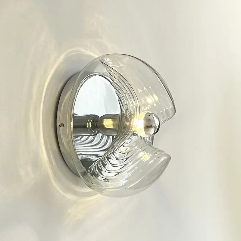 Applique Murale Vitrail – Verre Teinté Nordique LED