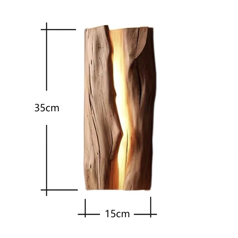 Applique Murale en Bois Sculpté