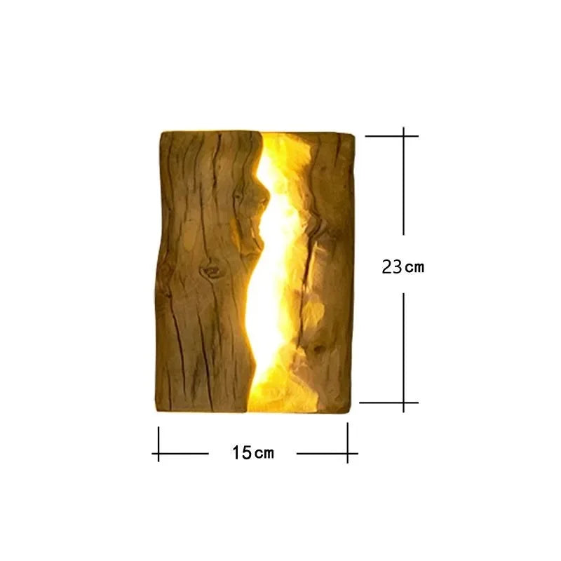 Applique Murale en Bois Sculpté