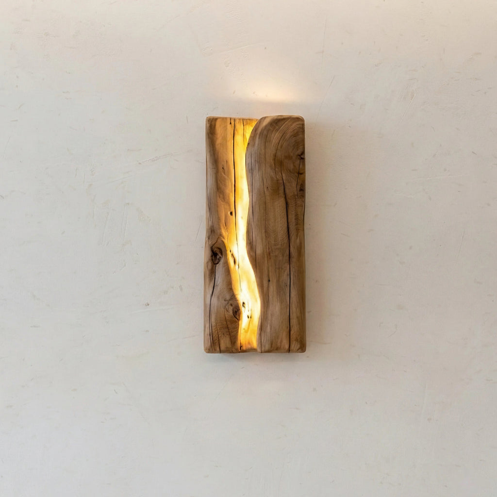 Applique Murale en Bois Sculpté