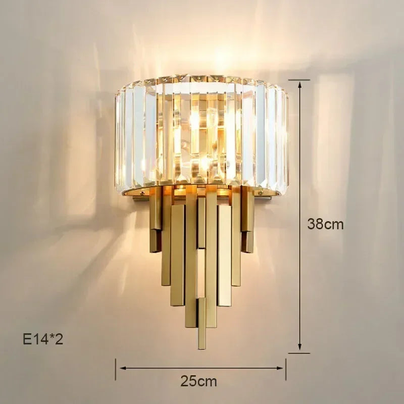Applique Murale en Cristal – Design Moderne et Luxe