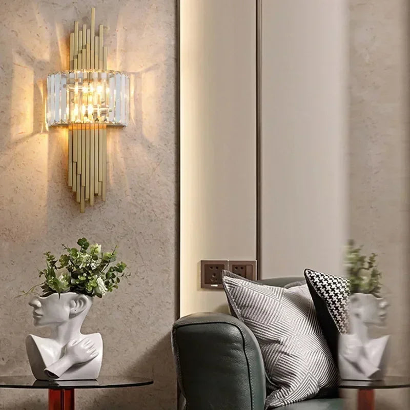 Applique Murale en Cristal – Design Moderne et Luxe