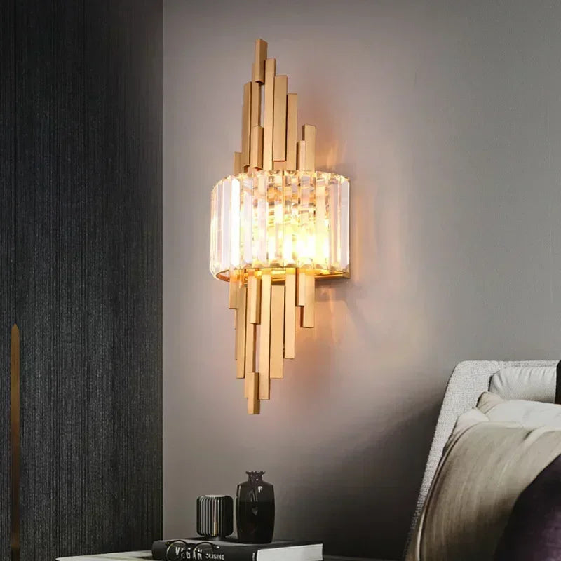 Applique Murale en Cristal – Design Moderne et Luxe
