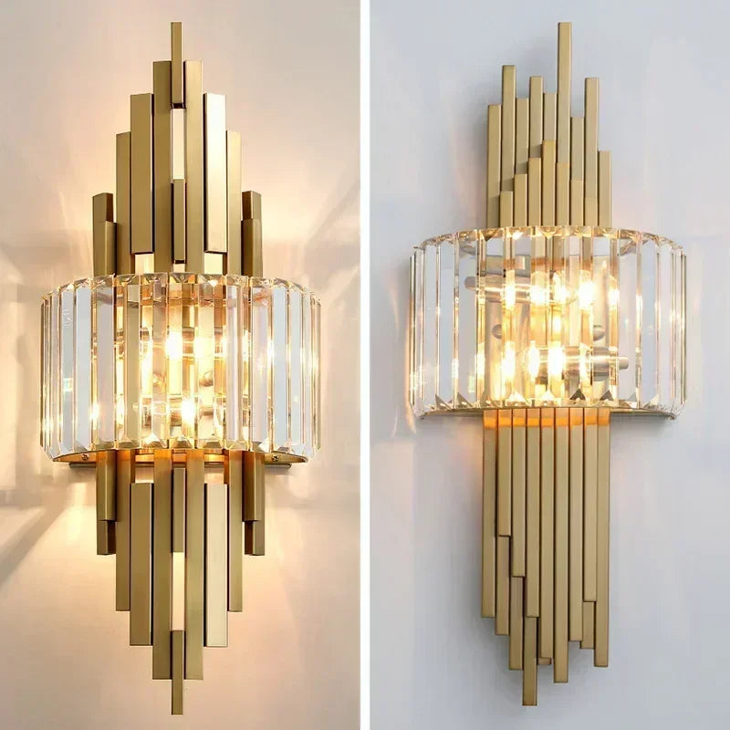Applique Murale en Cristal – Design Moderne et Luxe