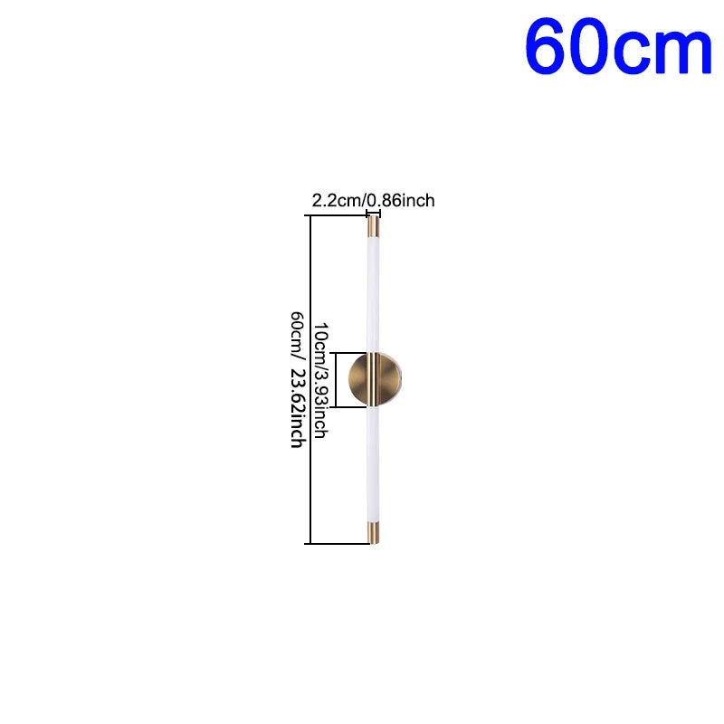 Applique murale LED 120 cm moderne – lampe murale acrylique design intérieur