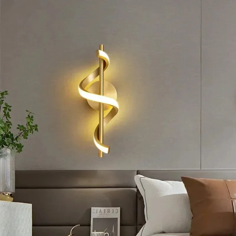Applique murale LED art déco – Chevet et chambre
