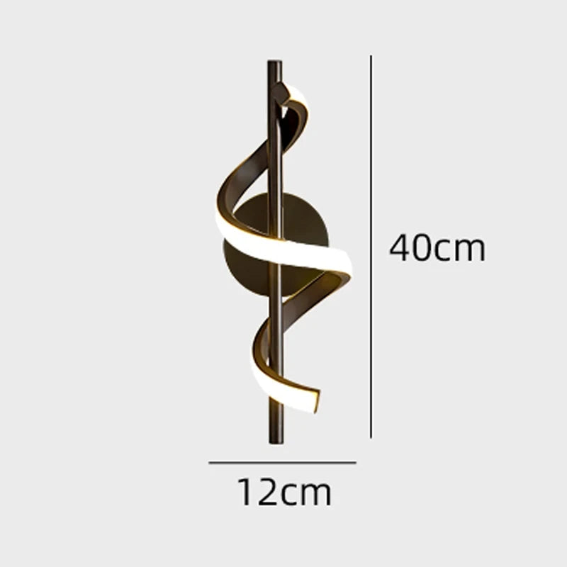 Applique murale LED art déco – Chevet et chambre