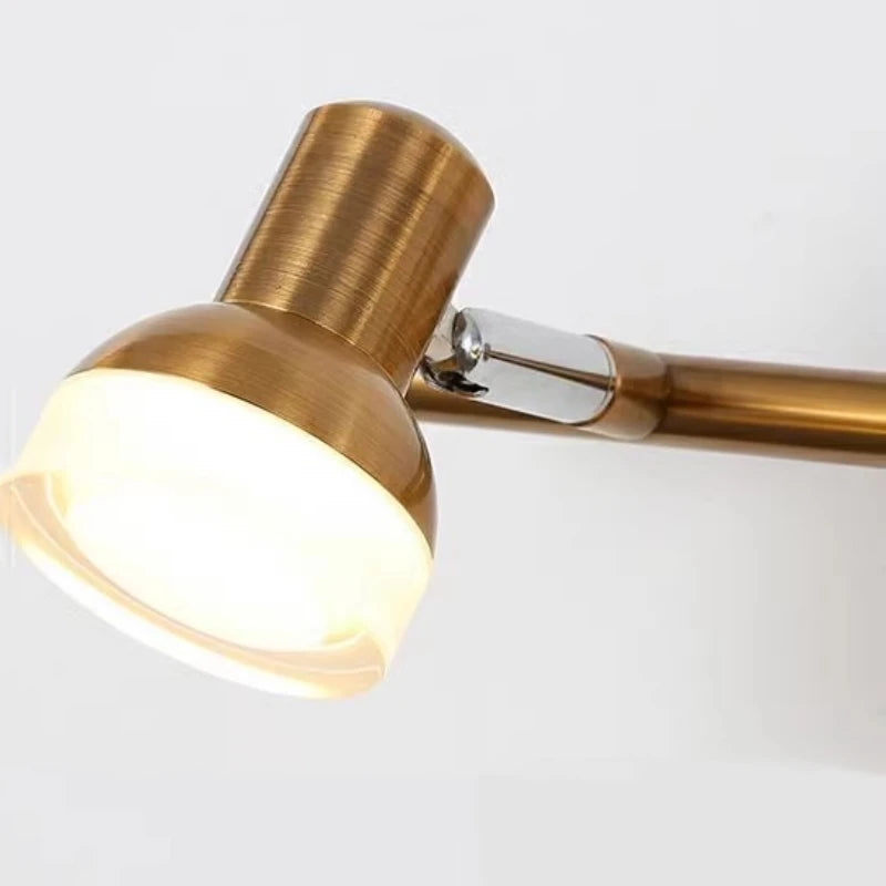 Applique murale LED bronze design moderne pour miroir salle de bain et intérieur