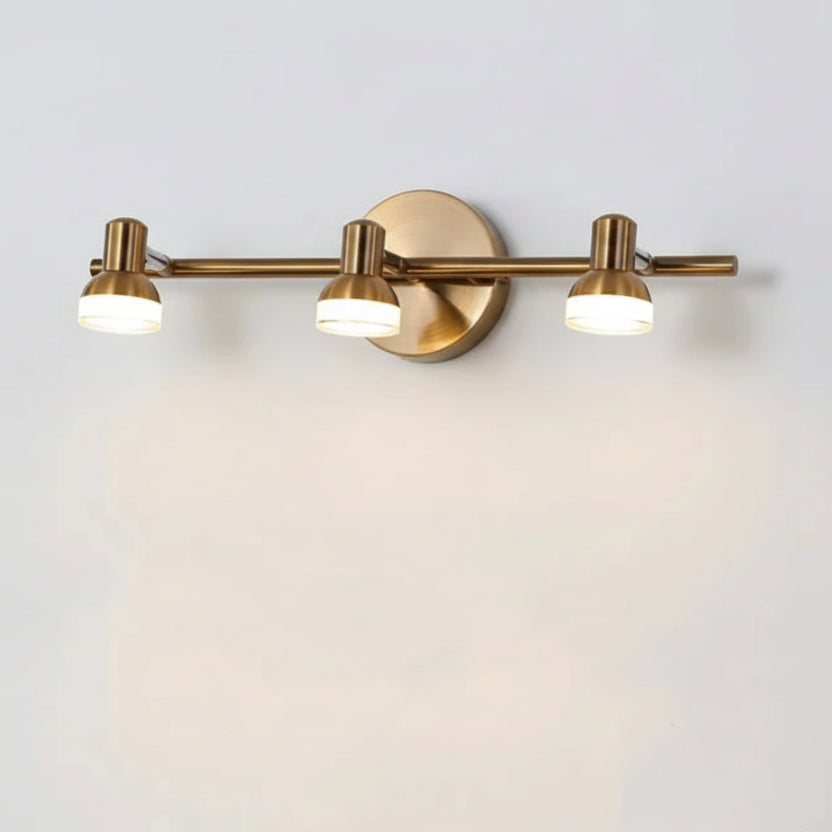 Applique murale LED bronze design moderne pour miroir salle de bain et intérieur