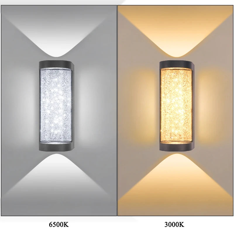 Applique murale LED cristal luxe 10W