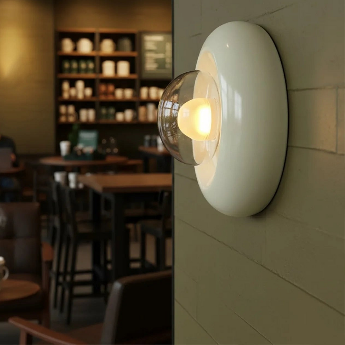 Applique murale LED design futuriste Bauhaus