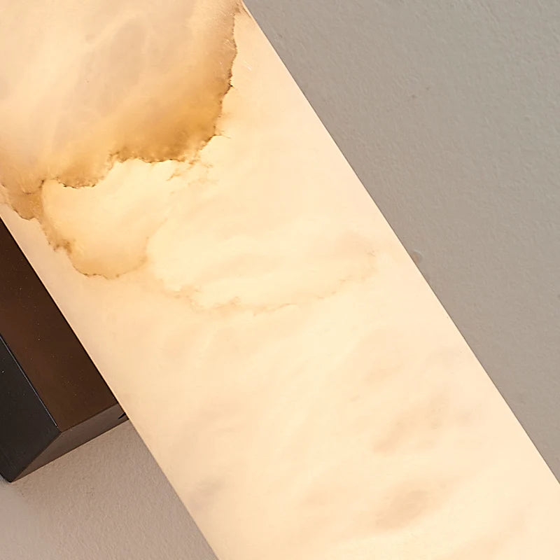 Applique murale LED effet marbre – Design art déco moderne