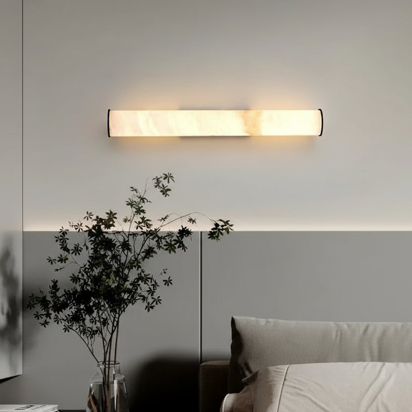 Applique murale LED effet marbre – Design art déco moderne