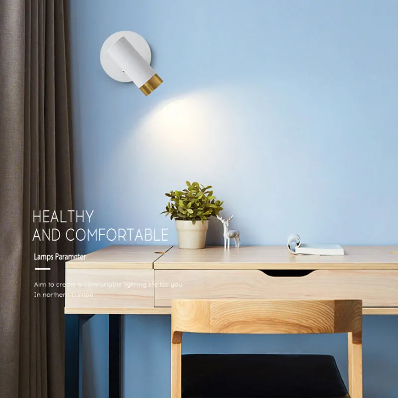 Applique murale LED en aluminium – design moderne et ajustable
