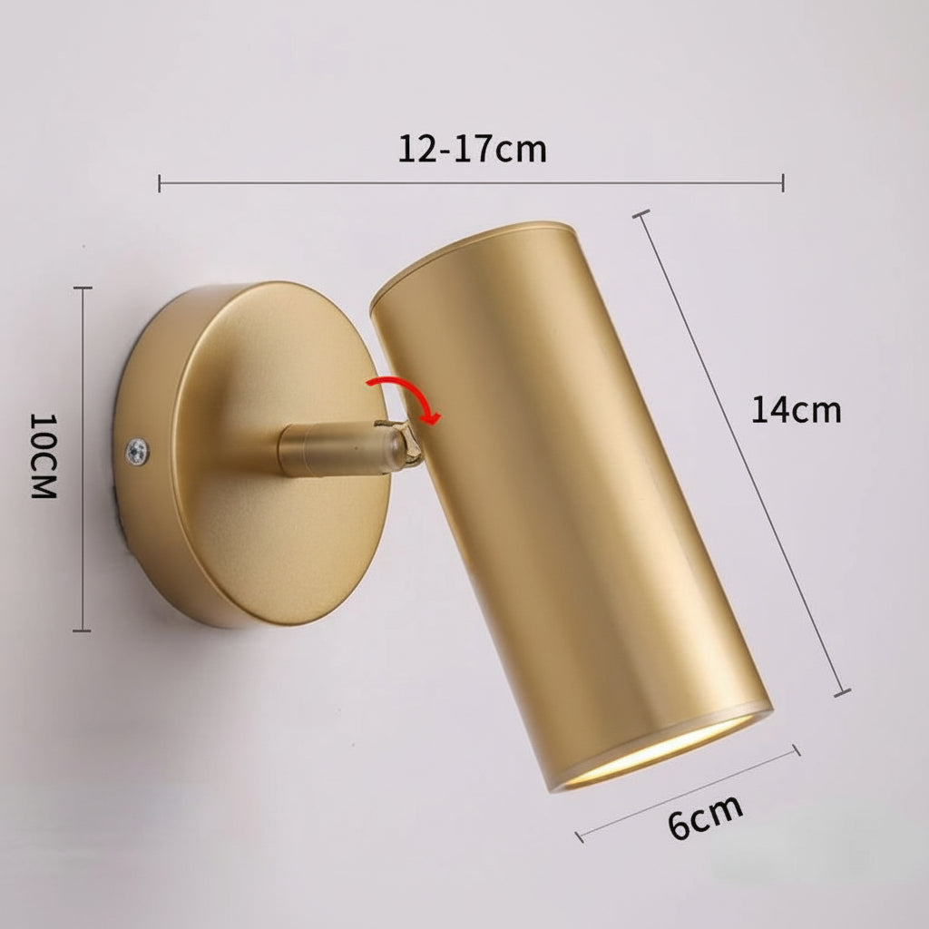 Applique murale LED en aluminium – design moderne et ajustable