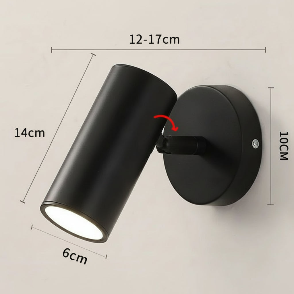 Applique murale LED en aluminium – design moderne et ajustable