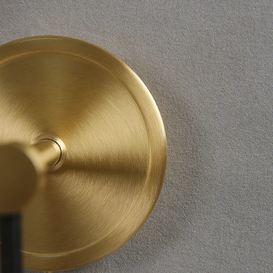 Applique murale LED en cristal doré – lampe design moderne élégante