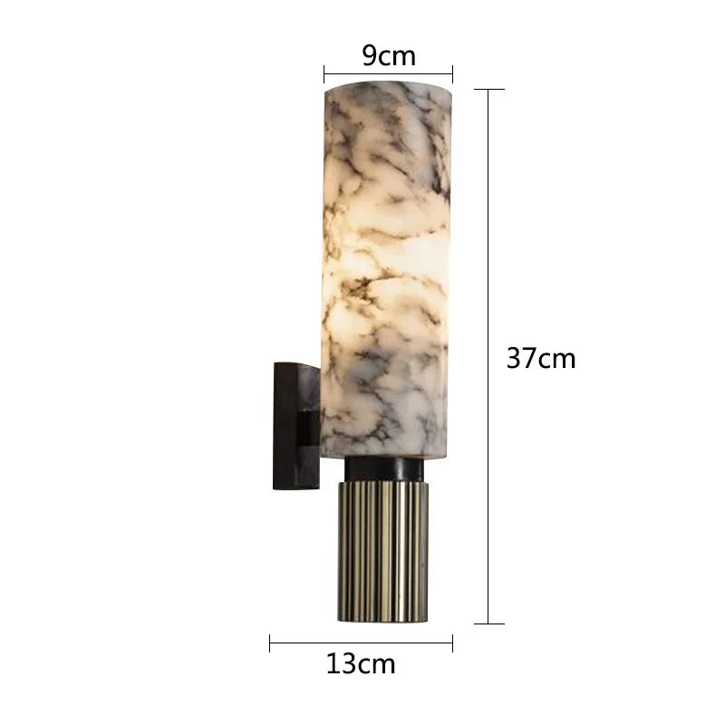 Applique murale LED en marbre – design moderne