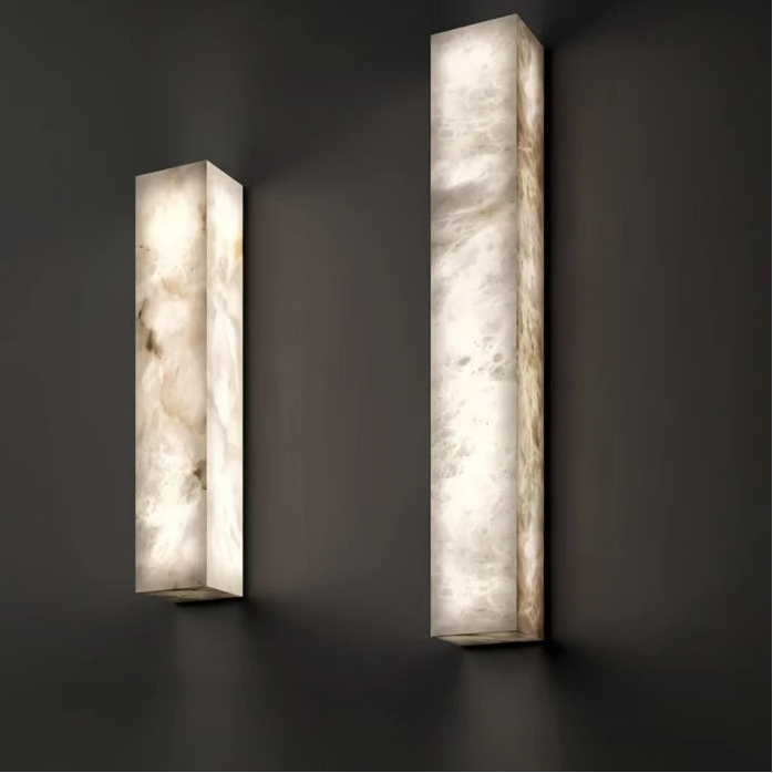 Applique murale LED en marbre moderne – éclairage design haut de gamme