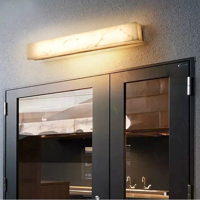 Applique murale LED en marbre moderne – éclairage design haut de gamme
