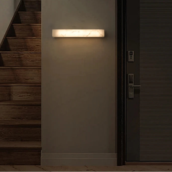 Applique murale LED en marbre moderne – éclairage design haut de gamme