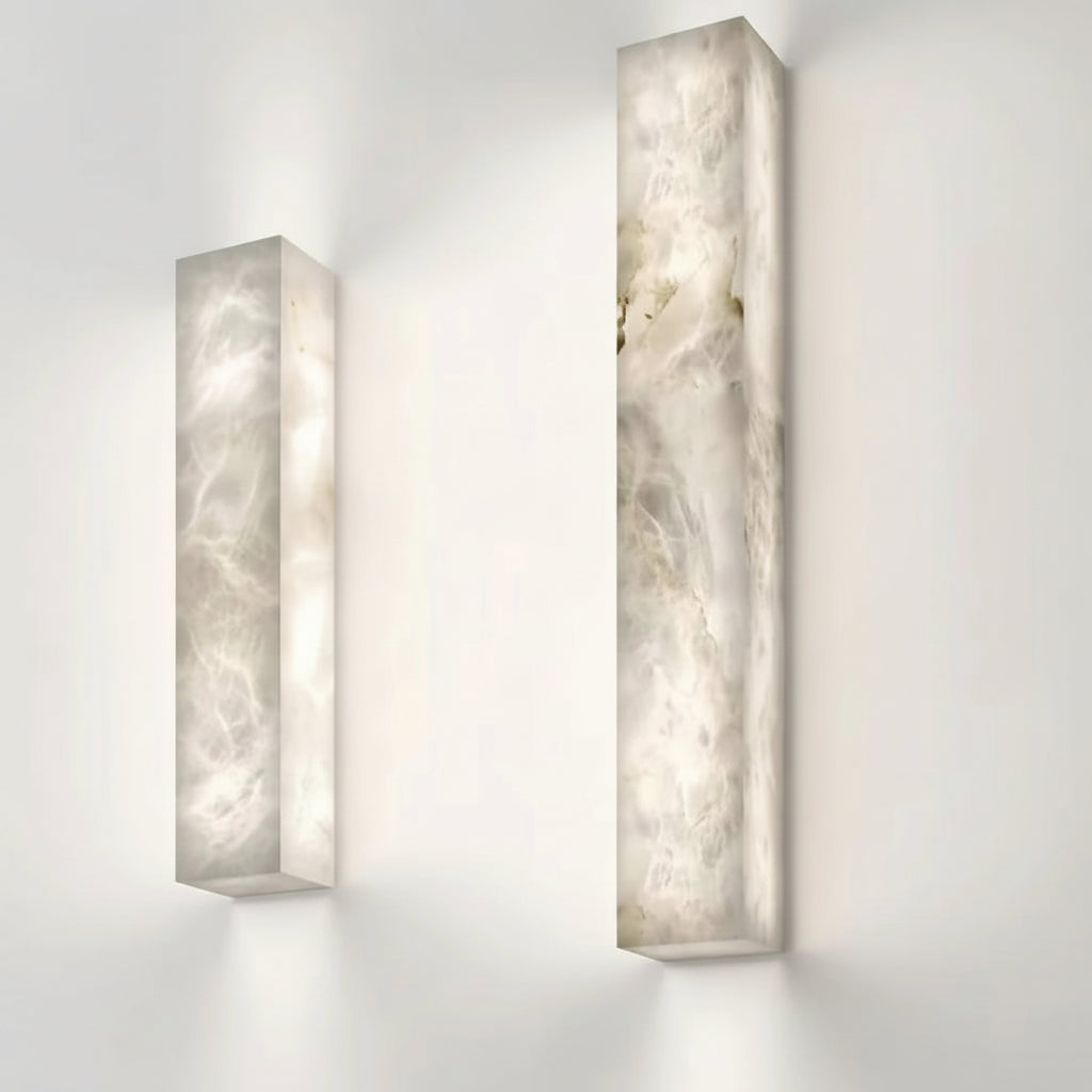 Applique murale LED en marbre moderne – éclairage design haut de gamme