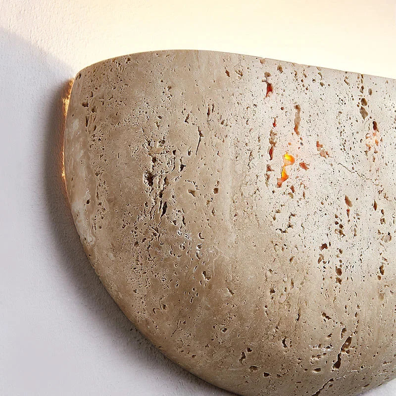 Applique murale LED en pierre moderne – lampe design minimaliste