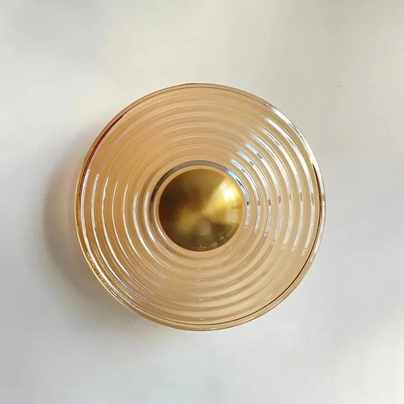 Applique murale LED en verre teinté – lampe design moderne dimmable