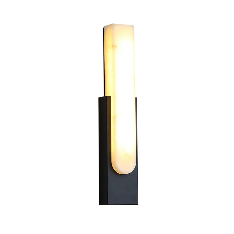 Applique murale LED en marbre moderne – lampe design minimaliste luxe