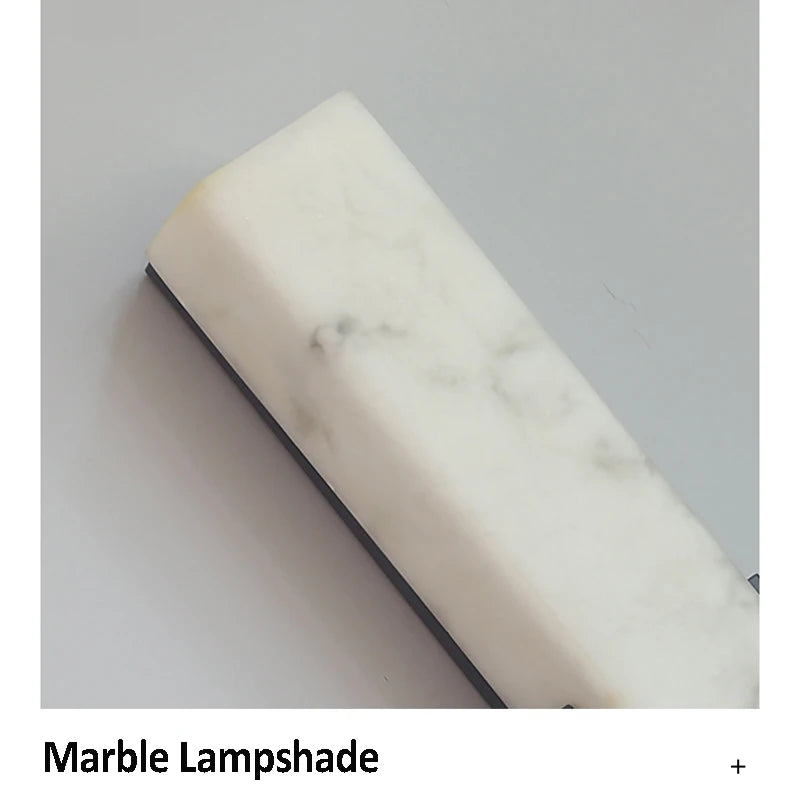 Applique murale LED en marbre moderne – lampe design minimaliste luxe