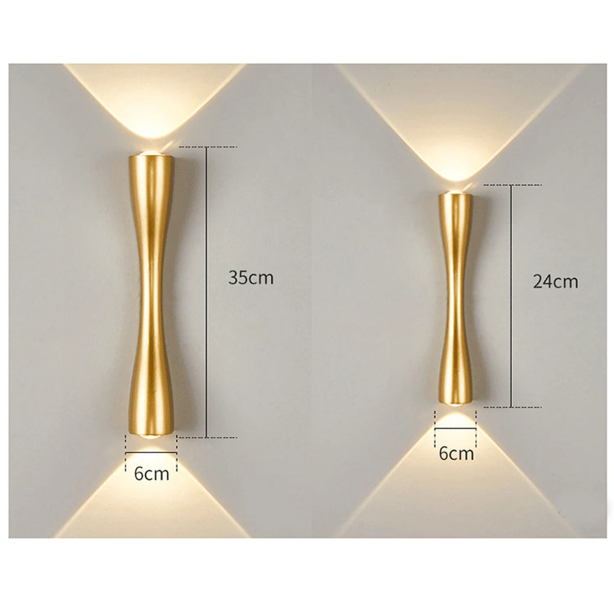 Applique murale LED étanche IP65 intérieur & extérieur