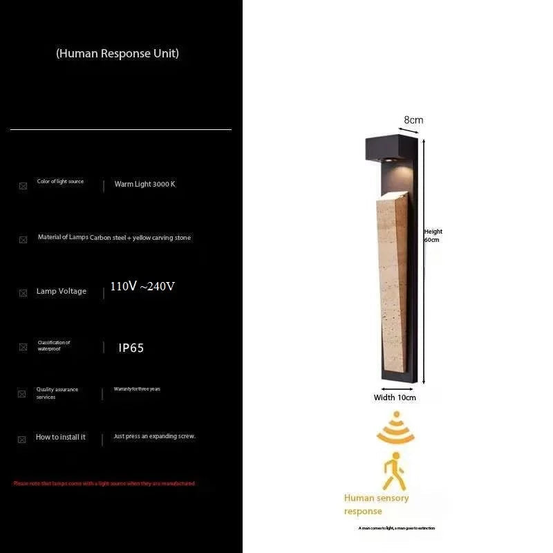 Applique murale LED étanche IP65 moderne – lampe extérieure design