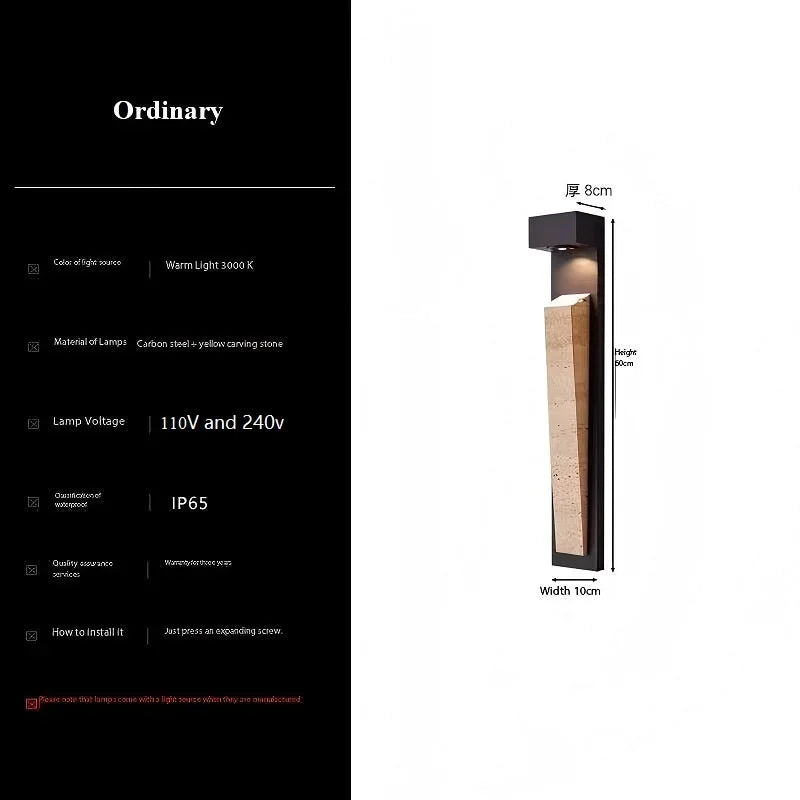 Applique murale LED étanche IP65 moderne – lampe extérieure design